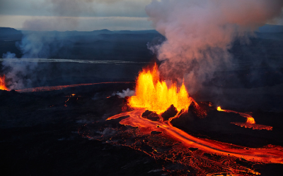 Volcano effect